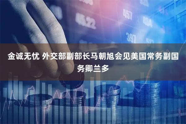 金诚无忧 外交部副部长马朝旭会见美国常务副国务卿兰多